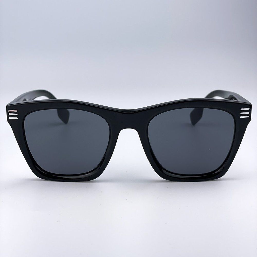 SALE! NEW Burberry BE4348 Cooper 300187 Black Dark Gray Square Unisex Sunglasses - Picture 3 of 11